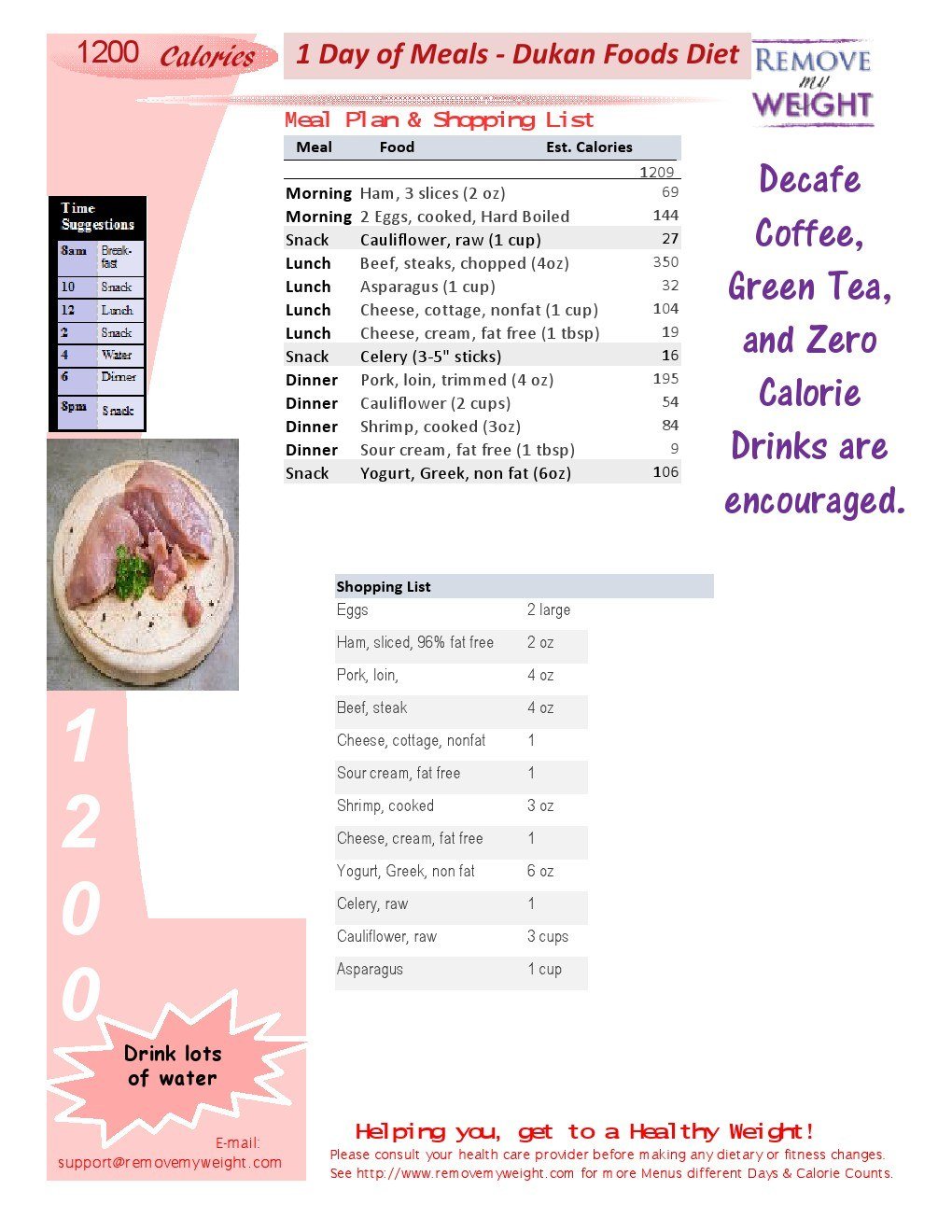 printable-1200-calorie-dukan-diet-for-weight-loss-with-shopping-list